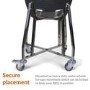 Refurbished Boss Grill EIQEGG 18 Inch Charcoal Ceramic Kamado Style Kettle Grill Egg BBQ in Grey with Wooden Shelves 