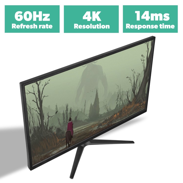 Refurbished electriQ 27" IPS 4K UHD 60Hz Monitor