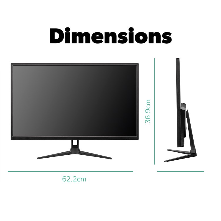 Refurbished electriQ 27" IPS 4K UHD 60Hz Monitor