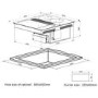 Refurbished electriQ EIQ60INDDF 60cm Venting Induction Hob with Flex Zone Black