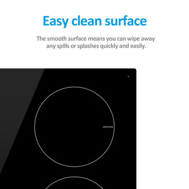 Refurbished electriQ eiQ60INDTOUCH 60cm 4 Zone Induction Touch Control Hob