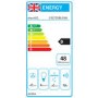 Refurbished electriQ EIQ72GBLCAN 72cm Canopy Hood Black Glass