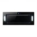 A1/EIQ72GBLCAN Refurbished electriQ EIQ72GBLCAN 72cm Canopy Hood Black Glass