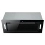 Refurbished electriQ EIQ72GBLCAN 72cm Canopy Hood Black Glass