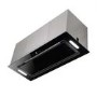 electriQ 72cm Glass Canopy Cooker Hood - Black