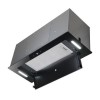 electriQ 72cm Glass Canopy Cooker Hood - Black