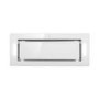 electriQ 72cm Glass Canopy Cooker Hood - White