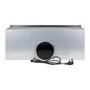 electriQ 72cm Glass Canopy Cooker Hood - White