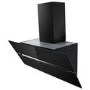 electriQ 90cm Angled Cooker Hood - Black