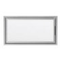 electriQ 90cm Ceiling Cooker Hood with LED Panel - White & Stainless Steel