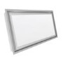 electriQ 90cm Ceiling Cooker Hood with LED Panel - White & Stainless Steel