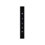 electriQ 90cm Ceiling Cooker Hood with LED Panel - White & Stainless Steel