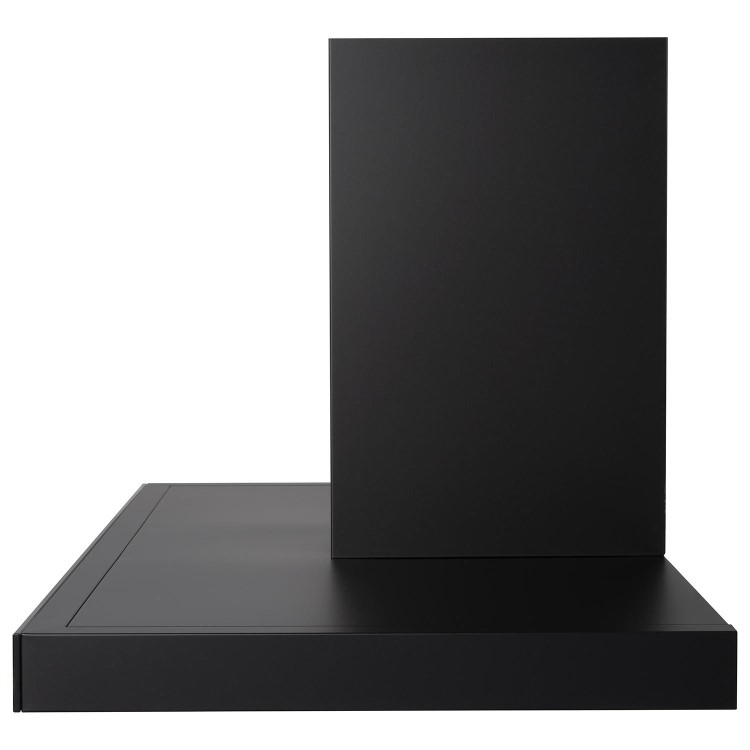 electriQ 90cm Slimline Touch Control Cooker Hood - Black