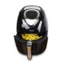 electriQ Digital Health Air Fryer XL 3.2L 1400W with Digital Controls and Divider