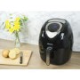 electriQ Digital Health Air Fryer XL 3.2L 1400W with Digital Controls and Divider