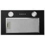 Refurbished electriQ EIQCANOPY52BLA 52cm Canopy Cooker Hood Black