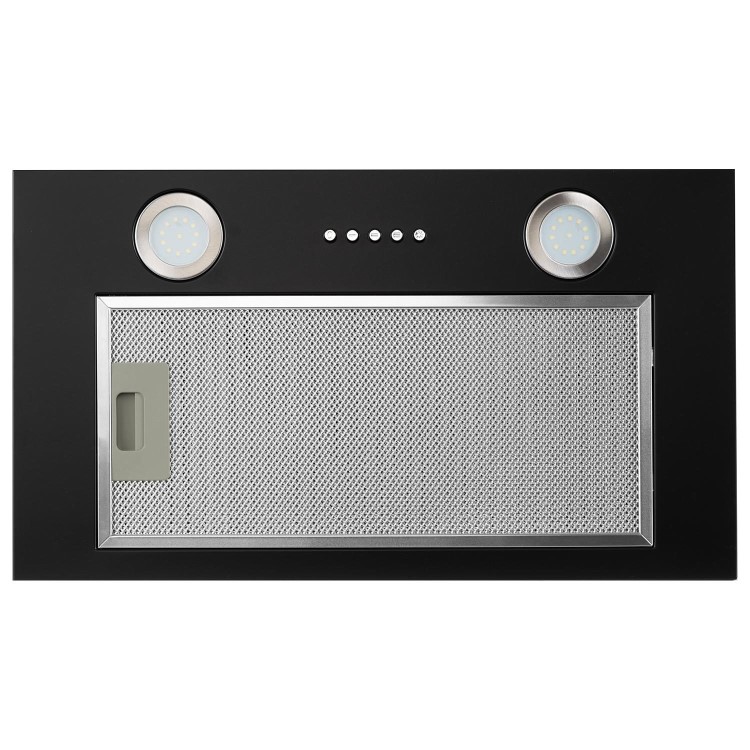Refurbished electriQ EIQCANOPY52BLA 52cm Canopy Cooker Hood Black