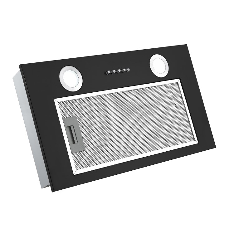 Refurbished electriQ EIQCANOPY52BLA 52cm Canopy Cooker Hood Black