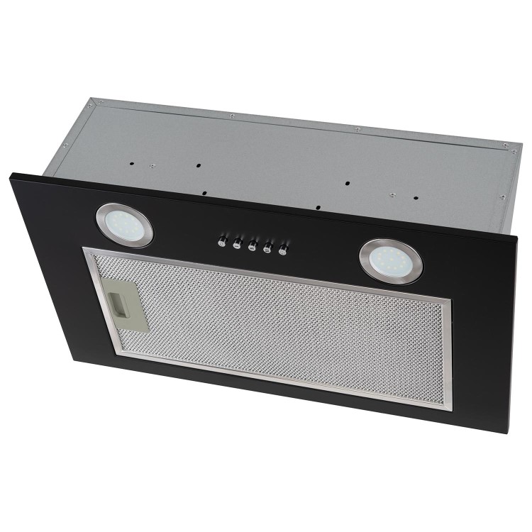 Refurbished electriQ EIQCANOPY52BLA 52cm Canopy Cooker Hood Black