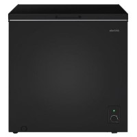 Refurbished electriQ EIQCHEST199LBLACK 199 Litre Chest Freezer Black