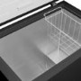 Refurbished electriQ EIQCHEST199LBLACK 199 Litre Chest Freezer Black