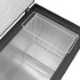 Refurbished electriQ EIQCHEST199LBLACK 199 Litre Chest Freezer Black
