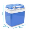 electriQ 24L Electric Plug In Portable Hot and Cold Cool Box with Mains/12V Car Adapter