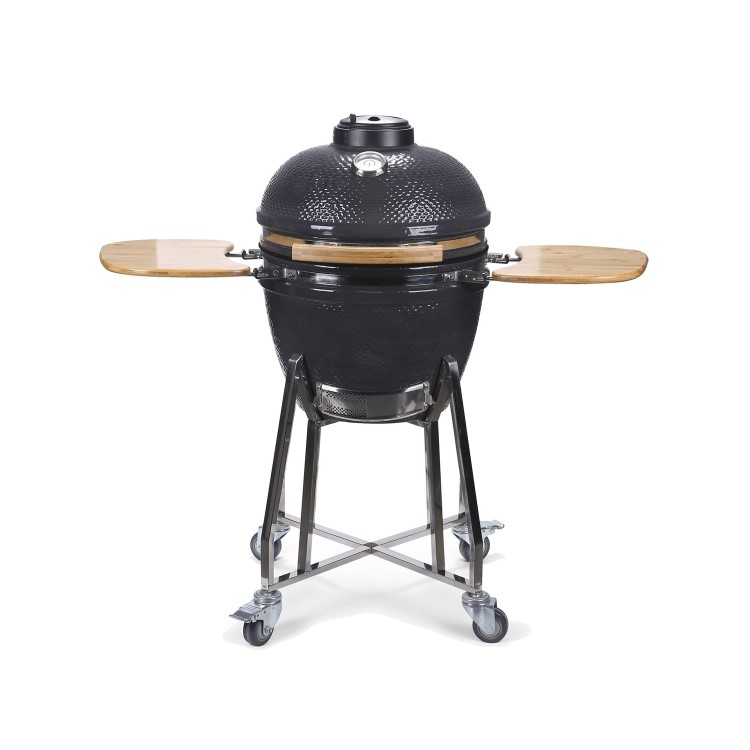 Refurbished Boss Grill The Egg - 18 Inch Ceramic Kamado Style Charcoal Egg BBQ Grill