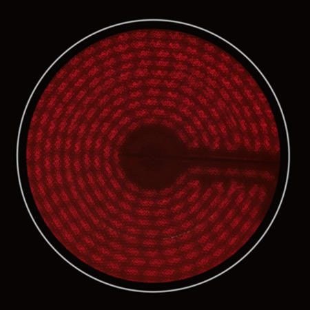 electriQ Ceramic 60cm Black Glass Hob With Knob Control 