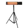 electriQ Wall Mounted Electric Patio Heater - 2kW with Remote Control