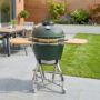 Boss Grill The Egg XL - 22 Inch Ceramic Kamado Style Charcoal Smoker BBQ Grill - In Green