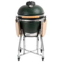Boss Grill The Egg - 18 Inch Ceramic Kamado Style Charcoal Egg BBQ Grill - Green