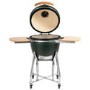 Boss Grill The Egg - 18 Inch Ceramic Kamado Style Charcoal Egg BBQ Grill - Green