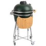 Boss Grill The Egg - 18 Inch Ceramic Kamado Style Charcoal Egg BBQ Grill - Green