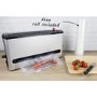 electriQ Food Saver Vacuum Sealer Machine with Roll Storage & Cutter  - Silver