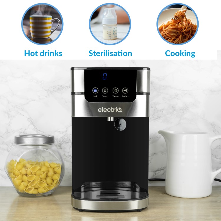 electriQ 4L Instant Hot Water Dispenser - Stainless Steel