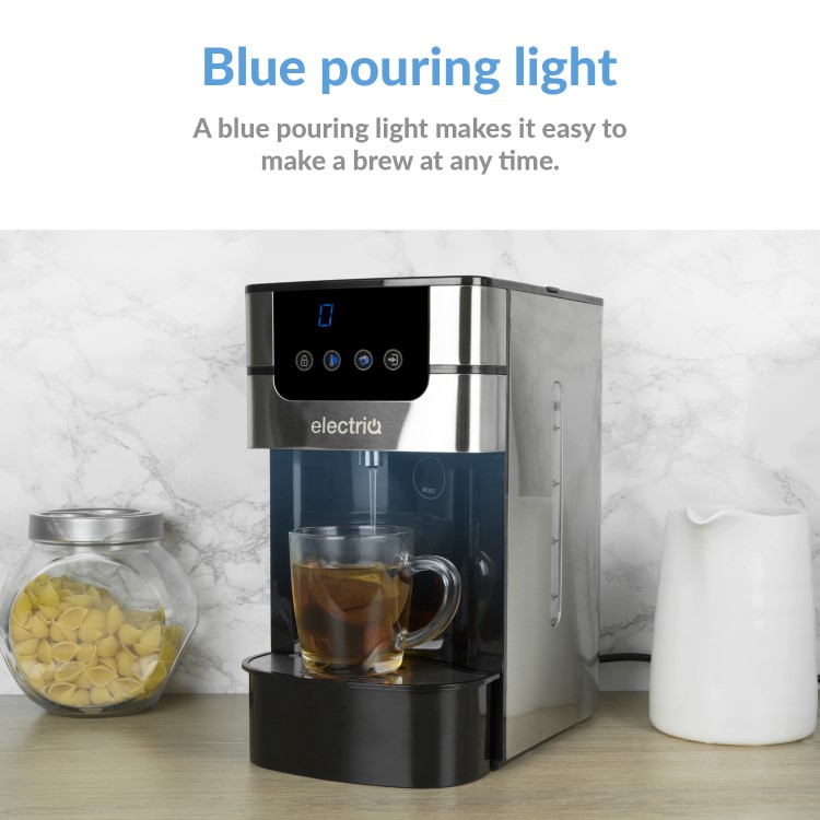 electriQ 4L Instant Hot Water Dispenser - Stainless Steel