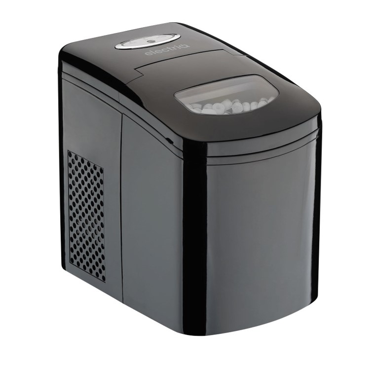 Refurbished electriQ EIQICEMBL Countertop Ice Maker Black