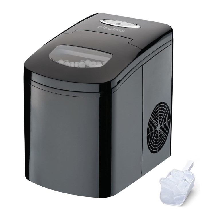 Refurbished electriQ EIQICEMBL Countertop Ice Maker Black