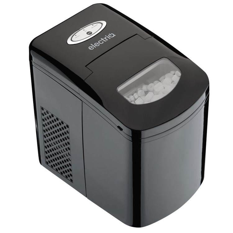 Refurbished electriQ EIQICEMBL Countertop Ice Maker Black