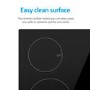 Refurbished electriQ EIQIND60KV2 60cm Induction Hob with Knob Controls Plug and Play