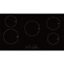 Refurbished electriQ EIQIND90 90cm 5 Zone Induction Hob Black