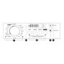 Refurbished electriQ EIQINTWD148 Integrated 8/6KG 1400 Spin Washer Dryer White