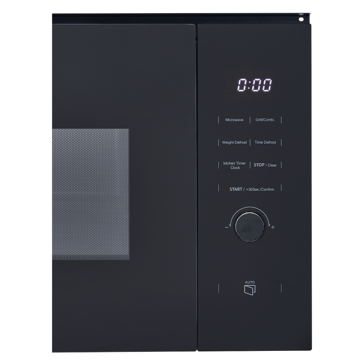 electriQ 25L 900W Built-In Microwave with Grill - Black