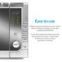 electriQ Digital 40L 1000W Freestanding Combination Microwave in Stainless Steel