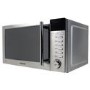 GRADE A1 - ElectriQ 20L Freestanding 800W Microwave Oven with Grill in Stainless Steel with Digital Display 