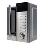GRADE A1 - ElectriQ 20L Freestanding 800W Microwave Oven with Grill in Stainless Steel with Digital Display 