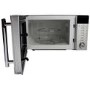 GRADE A1 - ElectriQ 20L Freestanding 800W Microwave Oven with Grill in Stainless Steel with Digital Display 