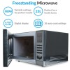 electriQ 25L 900W Freestanding Microwave with Digital Display in Black