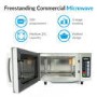 electriQ Commercial 25l Stainless Steel Microwave